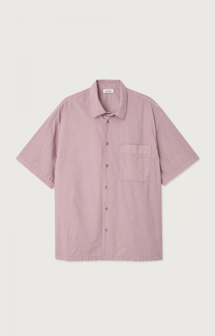 American Vintage Kurzarmhemd Shirt Hemd Herren helllila